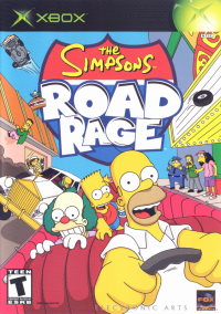 The Simpsons Road Rage Xbox US box art